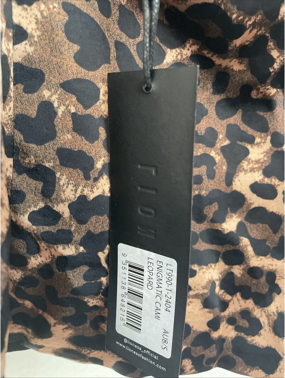 LIONESS Enigmatic Cami in Leopard Sleeveless Tank Top SIZE S NWT $59MSRP - Picture 6 of 8